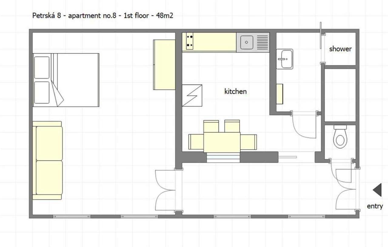 Peter'S Tower Apartments プラハ エクステリア 写真