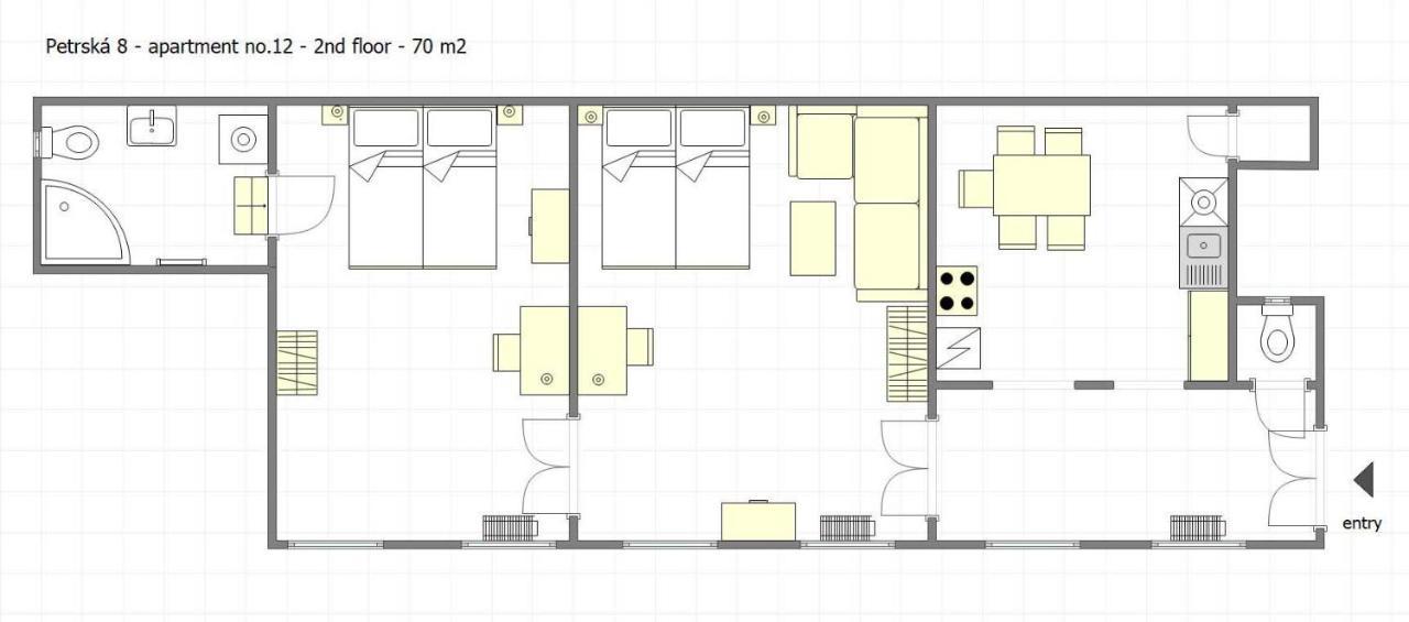 Peter'S Tower Apartments プラハ エクステリア 写真